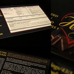 Heart Chocolate Postcard Flyer Graphic Design