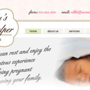Mommy's Little Helper Website Design Development