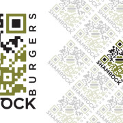 Shamrock Burgers Custom QR Code Design