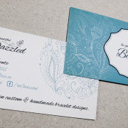 bedazzled logo business card graphic design stationary