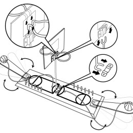 Basketball Game Instructional Illustration