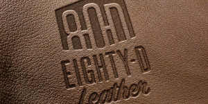 Branding Logo Design - 80D Eighty- D Leather